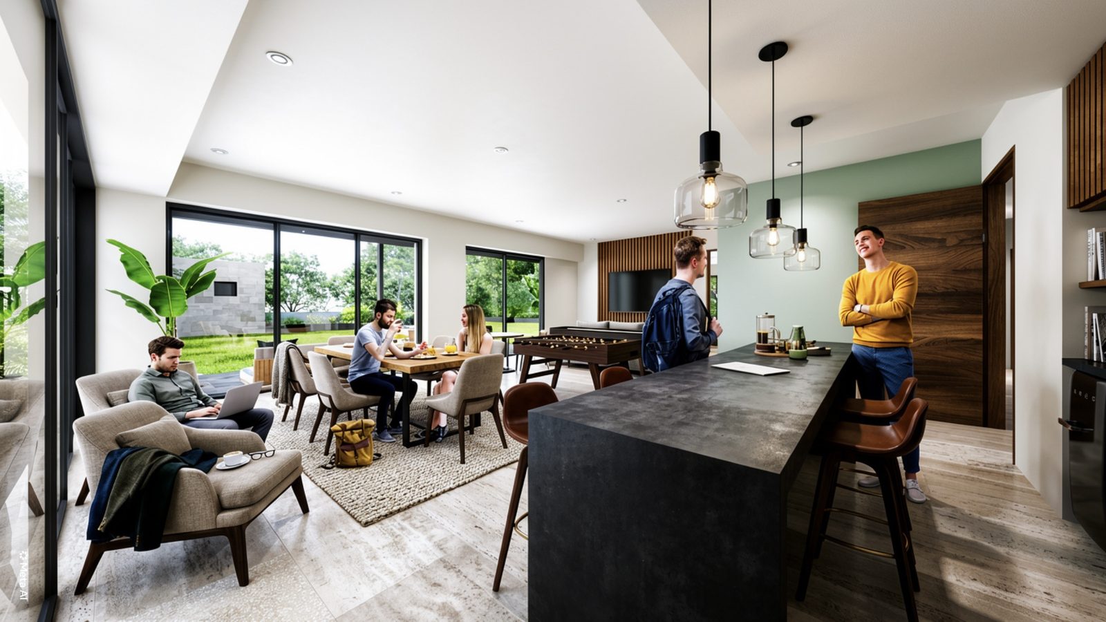 Estancia y cocina social
